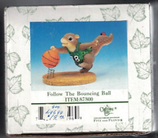 FITZ AND FLOYD CHARMING TAILS FOLLOW THE BOUNCING BALL #87/800 NIB picture