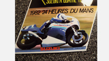 Vintage Suzuki GSXR foreign 1982 sticker photo card memorabilia race track day picture