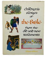 CHILDREN’S STORIES OF THE BIBLE New & Old Testament 1968 Illustrated Book picture
