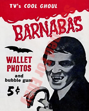 1968 DARK SHADOWS TV Show Card Philadelphia Gum Wax Pack Wrapper 8x10 Photo picture