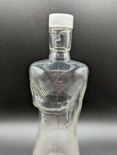 Vintage Don Cossack Vodka Bottle Large Clear Glass  with Lid 4/5 Qt picture