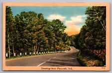 Postcard  Greetings from Rural Road in Plymouth Indiana    F18 picture