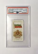 1936 John Player & Sons Bulgaria Nat’l Flags & Arms #7 PSA 4 POP 1 None Higher picture