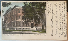 Vintage Postcard 1905 New Nashua High School Nashua New Hampshire picture