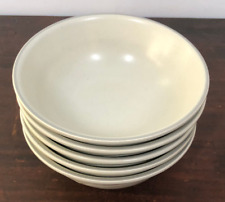Set of 5 Pfaltzgraff Heirloom Gray Floral Cereal Bowls picture