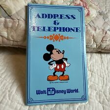 Vintage Mickey Mouse Walt Disney World Blue Address & Telephone Book Japan picture