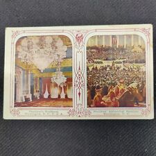 RARE c. 1920s Postcard WASHINGTON D.C. PRESIDENTS RESIDENCE + PRESIDENT SPEECH picture