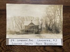 Lancaster New York House on Lombardy Ave Looking South Original Vintage Photo picture