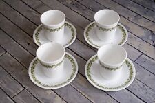 CORELLE BY CORNING Crazy Daisy Spring Blossom Coffee Mug and Saucer-Set of 4 picture
