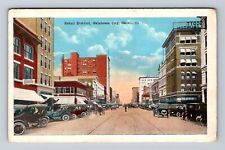 Oklahoma City OK-Oklahoma, Retail District, Antique, Vintage c1923 Postcard picture