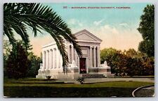 Stanford University California~Mausoleum From Laen~Vintage Postcard picture