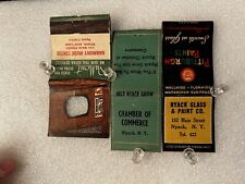 1940’s? Nyack New York Matchbook Lot Vintage Glass Paint Music Harmony  picture