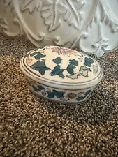 Vintage Chinese Porcelain Jewelry Box picture
