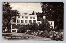 Old Lyme CT-Connecticut, Boxwood Manor Gardens, Antique, Vintage Postcard picture