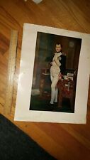 VINTAGE PRINT OF NAPOLEON IN HIS STUDY NATIONAL GALLERY OF ART WASHINGTON DC picture