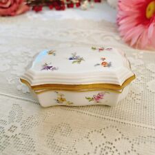 Antique Meissen Porcelain Trinket Box 1st Quality picture