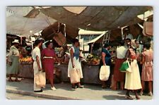 Floating Market Curacao N.A. Vintage Postcard BRY48 picture