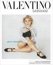 VALENTINO 1-Page PRINT AD Summer 2023 FLORENCE PUGH legs ankles thighs feet picture