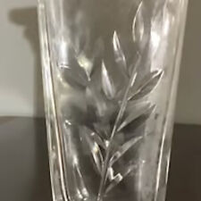 Royal Doulton Glass Floral Flower Design Vase picture