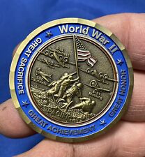 THE BOEING COMPANY WORLD WAR II THE GREATEST GENERATION CHALLENGE COIN 1934-1945 picture