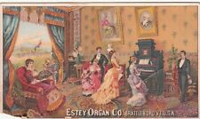 Estey Organ Brattleboro VT Sanders & Stayman Baltimore Washington DC Card c1880s picture