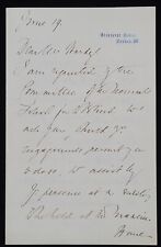 1875 Duke of Westminster Hugh Grosvenor Signed Royal Document Letter  Royalty UK picture