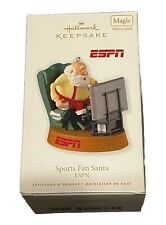 Hallmark Keepsake 2010 Sports Fan Santa Christmas Ornament ESPN NIB picture