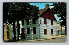 York PA-Pennsylvania, Log House, Vintage Postcard picture