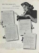 Rare 1941 Original Vintage Dream Guy Listerine Girl Woman Advertisement AD picture