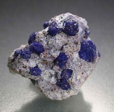 Azurite blueberries in matrix, electric blue, highly aesthetic from Greece  picture