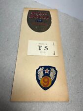 Orig. WWII British Printed Theater Made 9th Army Air Force Patch Insignia ++ picture