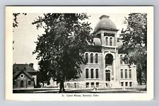 Greeley CO-Colorado, Court House Building, antique Vintage c1910 Postcard picture