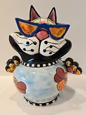 Swak Clancy the Cat Character Collectible Candle Holder 10.75
