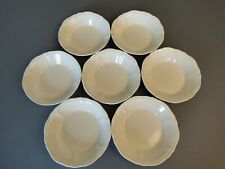 Set of 7, Small Fruit Bowls 5”, Wedgwood Queen's Ware Plain Shape,  Excellent picture