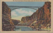 Postcard The Grand Canyon Navajo Bridge Across the Colorado River Lee's Ferry UT picture