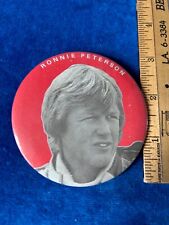 Car Racing Ronnie Peterson 1970-1978 Formula 1 pin Button 3 inch picture