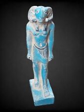 PHARAONIC AMULETS ANCIENT EGYPTIAN ANTIQUITIES OF KHNUM RARE AND AUTHENTIC BC picture