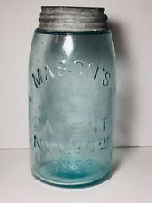 Rare Antique 1870-1890 Keystone Mason Jar 92 patent Nov 30 1858  7.25