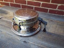 Art Deco Chrome Waffle Maker Landers, Frary, & Clark Works USA, Appears Not Used picture