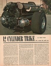 1970 12-Cylinder Trike - 3-Page Vintage Motorcycle Article picture