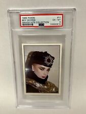 1985 Boy George Panini Smash Hits Collection PSA 6 Music Rookie Card Concert # 9 picture