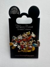 Disney Fab Five Group Pin Mickey Minnie Donald Goofy Pluto Group Photo Hug Pin picture