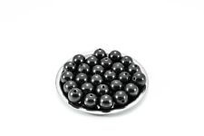 BIG Beads shungite 16 mm with hole polished 50pcs Karelia carbon content 45% EMF picture
