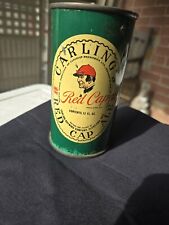 Carling's Red Cap Ale Flat Top Beer Can, Vintage, NO BOTTOM. Florida On Top.  picture