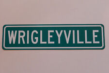 Wrigleyville Metal Street Sign, Wall/Room Decoration, 15.75