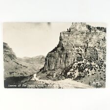 Tensleep Canyon Road RPPC Postcard 1950s Bighorn Mountain Country Wyoming C2644 picture