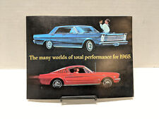 Original 1965 Ford 8 Page Full Color Sales Brochure, Mustang Galaxie Falcon picture