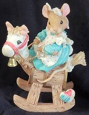 Priscilla Hillman Mouse Tales I Had A Little Hobby Horse Enesco Figurine 1995 picture