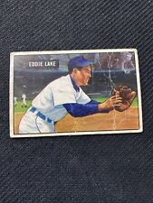 1951 Bowman Baseball #140 Eddie Lake Detroit Tigers picture