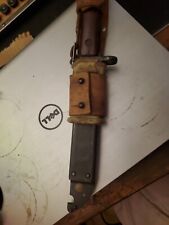 Romanian Type II Soviet Style Rifle Bayonet & Scabbard - Cold War picture